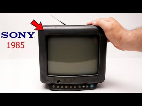 Restoring A Vintage 10-inch Portable Tv: A Retro Gaming Transformation