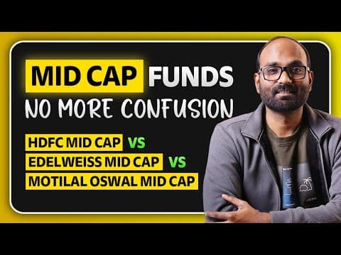 Finding The Right Mid Cap Fund 2026 | Hdfc Mid Cap Vs Edelweiss Mid Cap Vs Motilal Oswal Midcap Fund