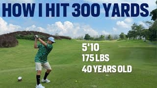 How I Hit Over 300 Yards At 175lbs  (no Speed Training Or Gym)