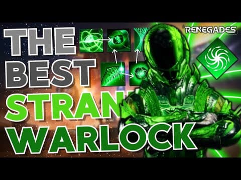 The Best Strand Warlock Build You'll Want For Renegades! (no Artifact/endgame Ready) | Destiny 2