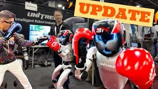 Unitree G1 Boxing & Running Update! - Humanoid Robot 🤖 | Icra 2025