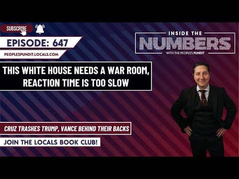 White House War Room Needed, Ted Cruz Trashes Trump | Inside The Numbers