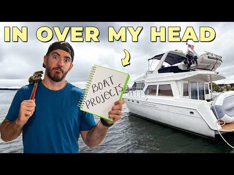 Our Boat Is Taking On Water...tackling Our Long List Of Boat Projects!