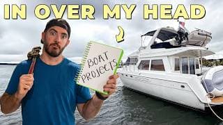 Our Boat Is Taking On Water...tackling Our Long List Of Boat Projects!