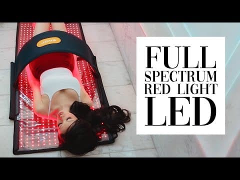 Beauty Sleep Using Led Red Light - Jovs Full Spectrum Red Light Therapy Mat