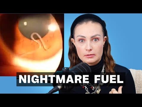 She Pulled Worms Out Of Her Eyes!