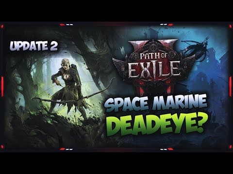 [path Of Exile 2] – Update 2 On The Space Marine! Lightning Based Crossbow Witchhunter / Deadeye!