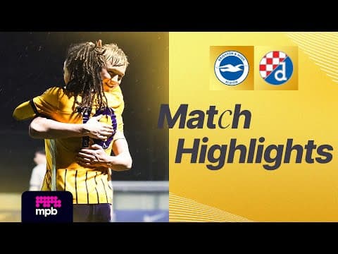 Highlights | Brighton V Dinamo Zagreb | Pl International Cup