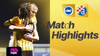 Highlights | Brighton V Dinamo Zagreb | Pl International Cup