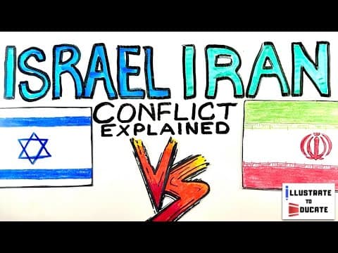 Israel Iran Conflict Explained In 5 Min | Israel Vs Iran -what Is Happening Between Israel And Iran?