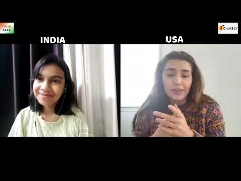Cambly English Conversation #76 With Lovely Tutor From The Usa | Adrija Biswas