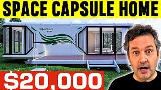 The Tiny Home For $20,000 | Chinese Space Capsule House