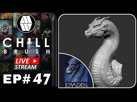 🔴live - Zbrush Sculpting Live Stream - #ep47
