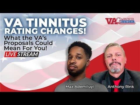 Changes Coming To Va Tinnitus Ratings