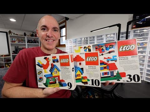 Building 50 Year Old Lego Sets From The Antique Shop