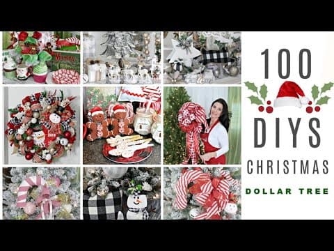 🎄100 Diy Dollar Tree Christmas Decor Crafts 🎄"i Love Christmas" Ep 31 Olivia's Romantic Home Diy