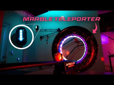 Massive Smart Marble Run - Lights Up The Whole House!