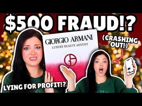The Deception Infuriates Me‼️ | "$500 Value" Armani Beauty Luxury Advent Calendar (advent #7)