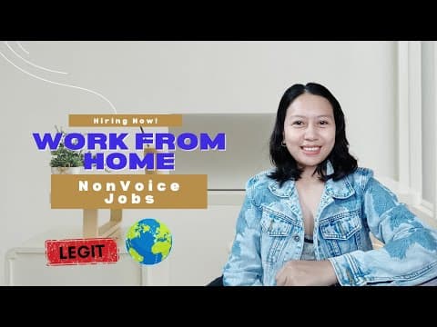 Apply Work From Home Jobs | Nonvoice Job Worldwide
