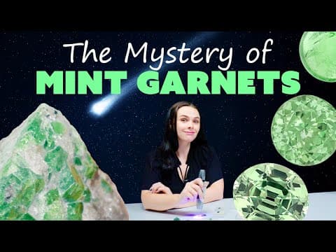 Unboxing Mint Green Garnet  -  Not Of This Earth?