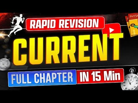 Jee 2026 | Current Electricity | All Formula And Concept Revision In 5 Min | Vinay Shur Sir