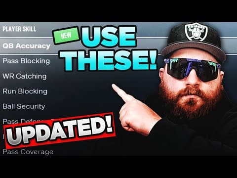 *new* Updated All Madden Sliders For Madden 26 Franchise Mode