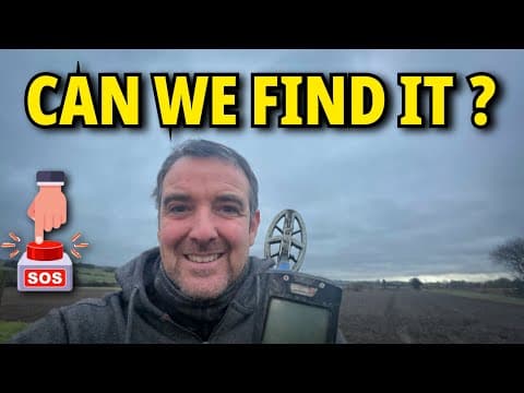 Metal Detecting Sos – Can We Find A Lost Diamond Ring?