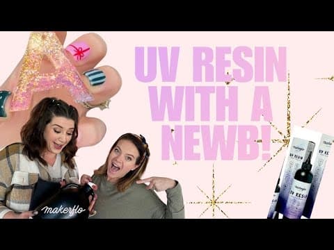 How To Use Uv Resin Featuring Makerflo