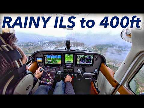 Rain + Low Ifr... Going Missed! Ils & Rnav Approach