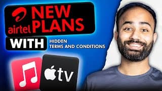 Airtel Is Giving Apple Tv+ And Apple Music Free To Their Customers (hindi)