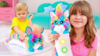 Magical Dj Furby Helps Diana With Her Chores