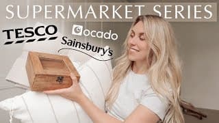 Supermarket Series | Sainsburys & Tesco Haul Habitat F&f Fashion & Home Finds