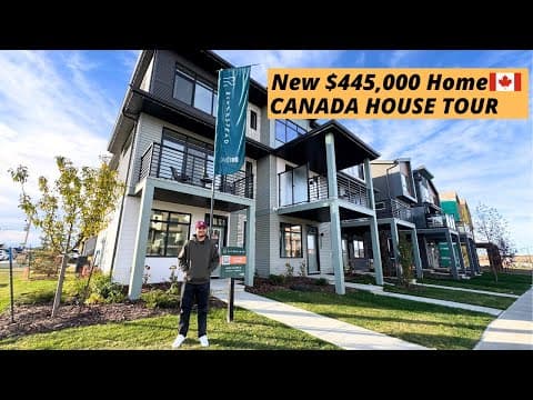 New $445k Modern Townhome Tour| Canada Home Tour| Hindi Home Tour