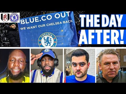 Chelsea Fans Have Had Enough Of Blue Co! 🤬 | Banner And Chants In Away End | Rosenior In The Stands