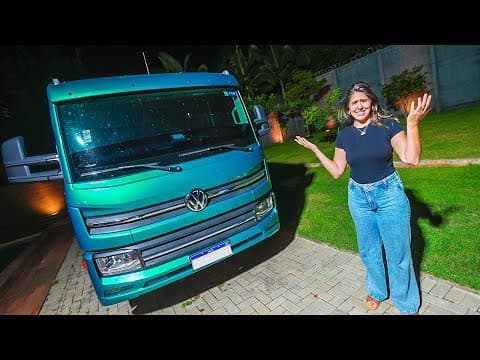Reação Da Dani Ao Ver Meu Caminhão Novo