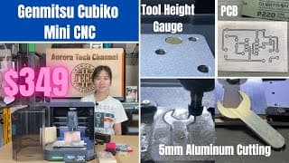 Genmitsu Cubiko Cnc Review: An Entry-level Mini Desktop Cnc, Capable Of 5 Mm Aluminum Cutting