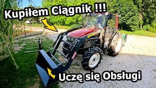 Pierwszy Dzień Z Traktorem Yanmar Af33 !!! - Jak Go Obsługiwać? *ładowarka, Widły I Kosiarka #1071
