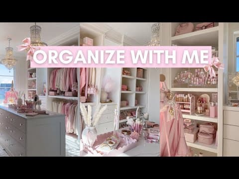 Organize With Me Glam Room Tour🎀🪽+ Shopping Day Vlog | Girly Aesthetic, Storage Ideas & Haul🎀