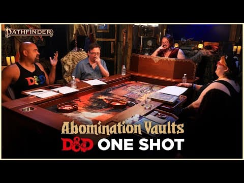 Megadungeon Descent: Live Play In The Abomination Vaults | Dungeons And Dragons | Paizo