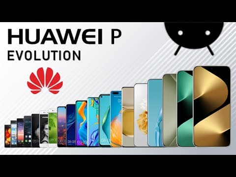 Evolution Of Huawei P Series