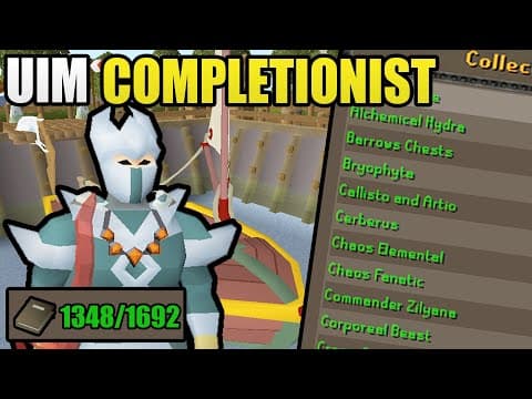 This Item Took Me 300+ Hours To Obtain... | Uim Collection Log Completionist (#71) [osrs]