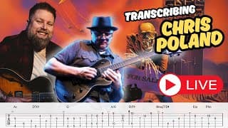 Transcribing Live - Chris Poland... The Best Megadeth Guitarist? Ama
