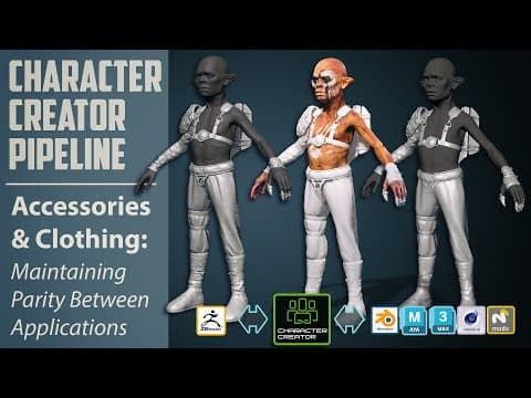 05a Keeping Clothing And Accessory Positions When Importing Into Character Creator!
