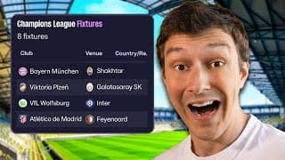 Ucl League Phase With Our Slovakian Team