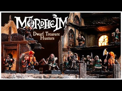 Dwarf Treasure Hunter Warband For Mordheim Warhammer!