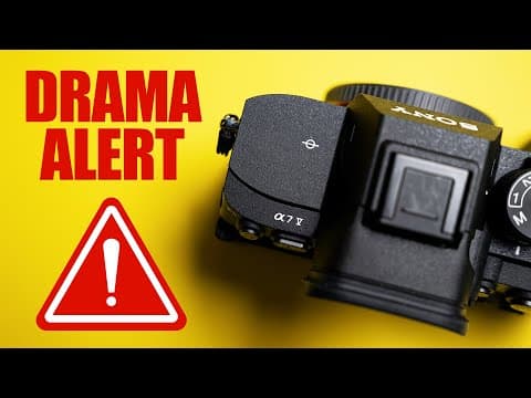 Let's Talk About The Sony A7v Drama
