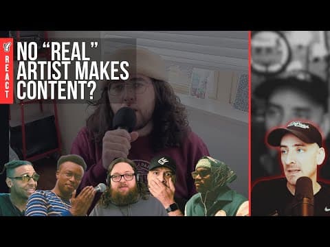 "you're Not A Real Artist If You Make Content." | Reaction