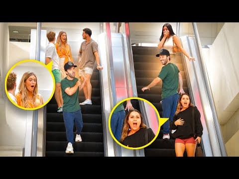 Appearing At Both Ends Of The Escalator At The Same Time!