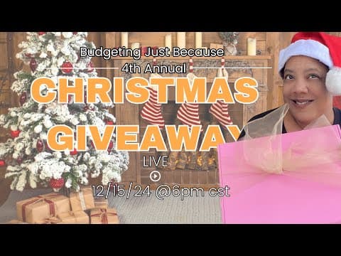 Christmas Giveaway Live!  Let's Celebrate 2024
