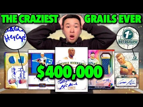 This Insane $400,000 Sports Card Haul Contains The Craziest Unseen Grails Ever! 😱🔥